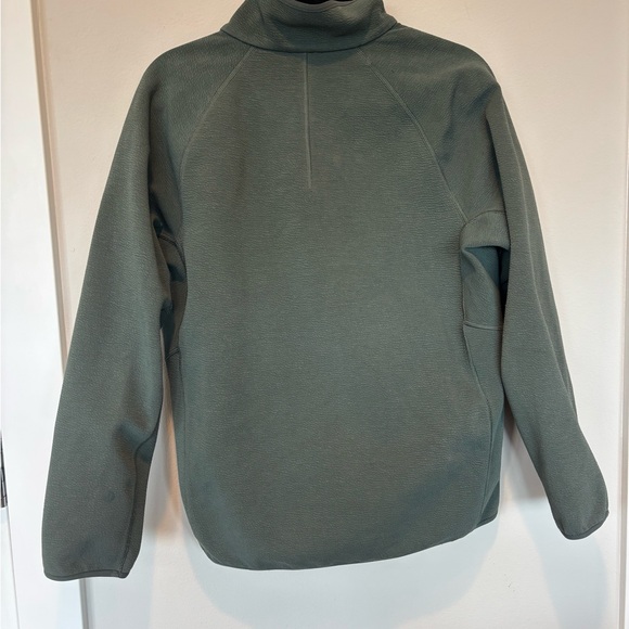 Lululemon Athletica Textured Spacer Anorak Black and Green Pullover XS - Picture 2 of 5